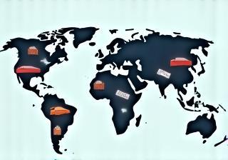 Image representing global seafood distribution.