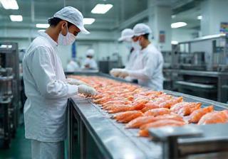 Image representing a seafood processing facility.